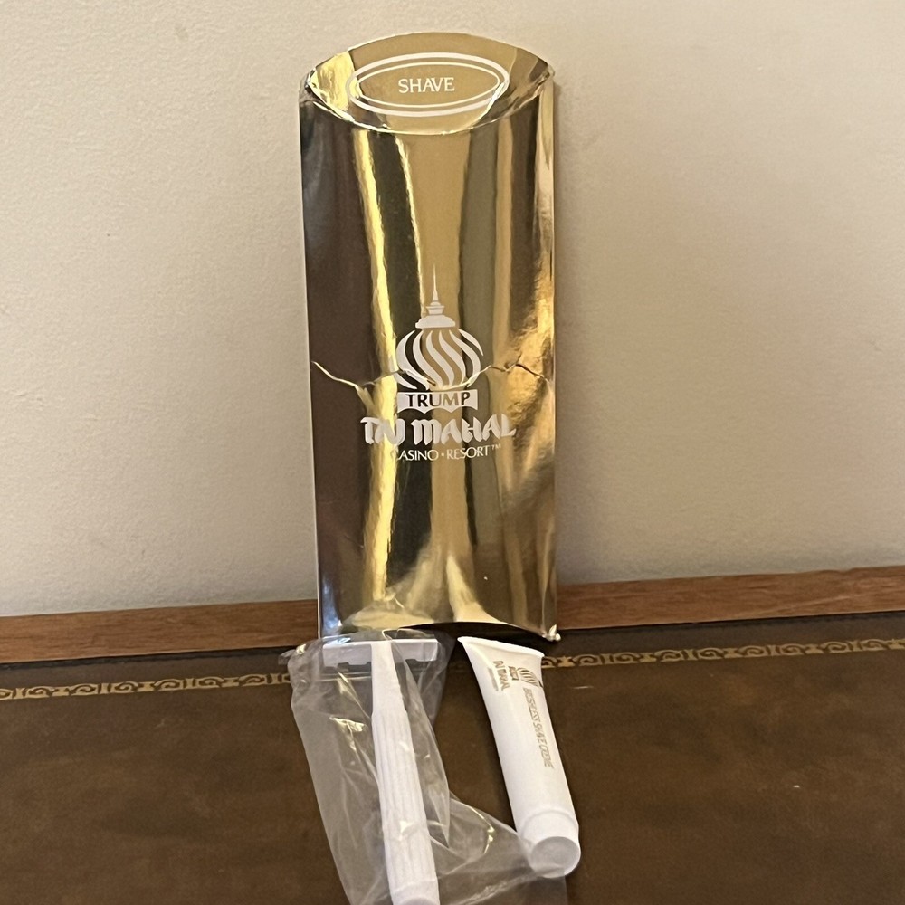 Vintage Trump Taj Mahal Shave Kit