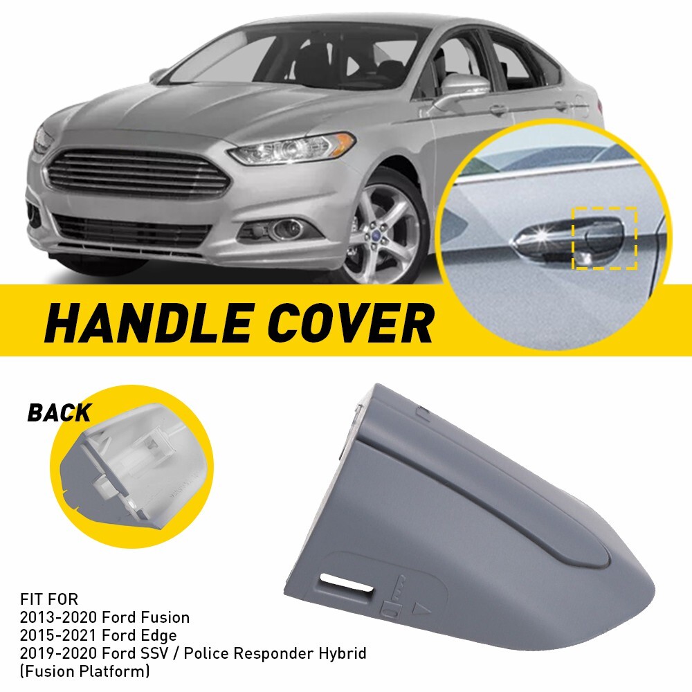 For 2013-2020 Ford Fusion Edge Driver Door Handle Keyhole Cover Primed