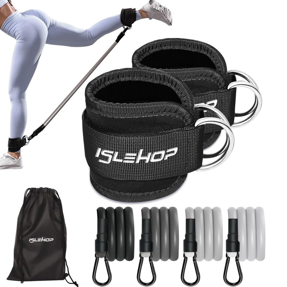Ankle Resistance Bands with Cuffs, Ankle Bands for Working Out,Ankle Strap wi...