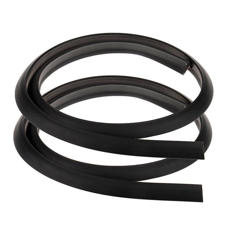 4PCS 1.5M Fender Flares Protector Wheel Moulding Rubber Trims Stick Accessory
