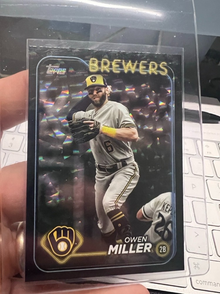 2024 Topps Series 2 Black Foil #537 Owen Miller Baseball Card