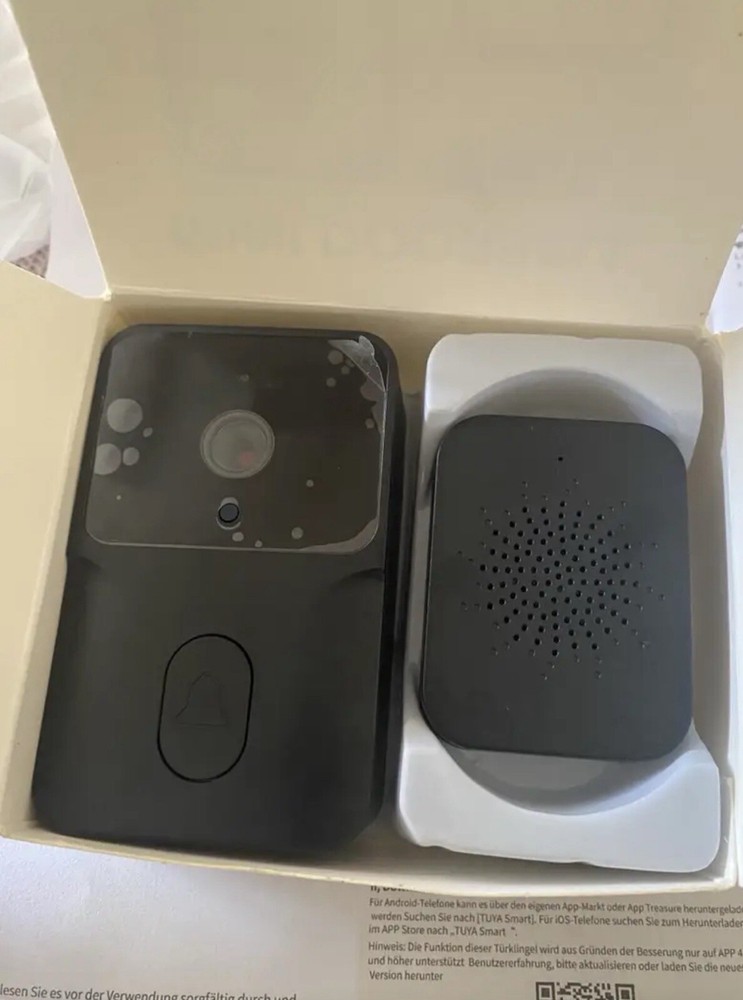 Black Mini Doorbell Camera