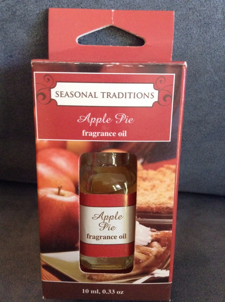 Seasonal Traditions Apple Pie Fragrance Oil 0.33 fl oz New in Box-image