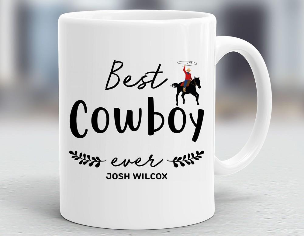 Personalized Cowboy Mug Cowboy Gift Gift Ideas For Cowboy Presents For Cowboy