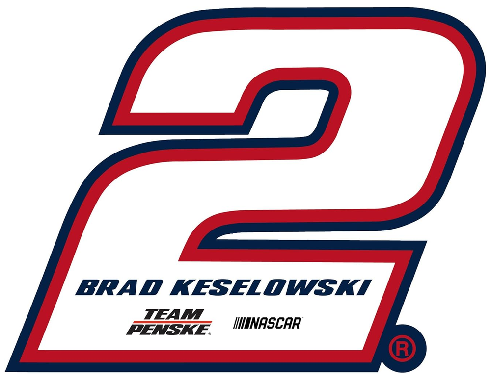 Brad Keselowski NASCAR Weatherproof Sticker Decal 06