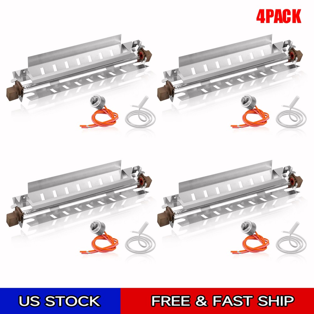 4Pcs WR51X10055 WR55X10025 WR50X10068 Refrigerator Defrost Heater Kit For GE