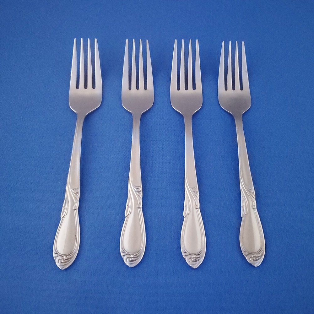 Farberware CAMEO Stainless Set of 4 Salad Forks 6 1/2