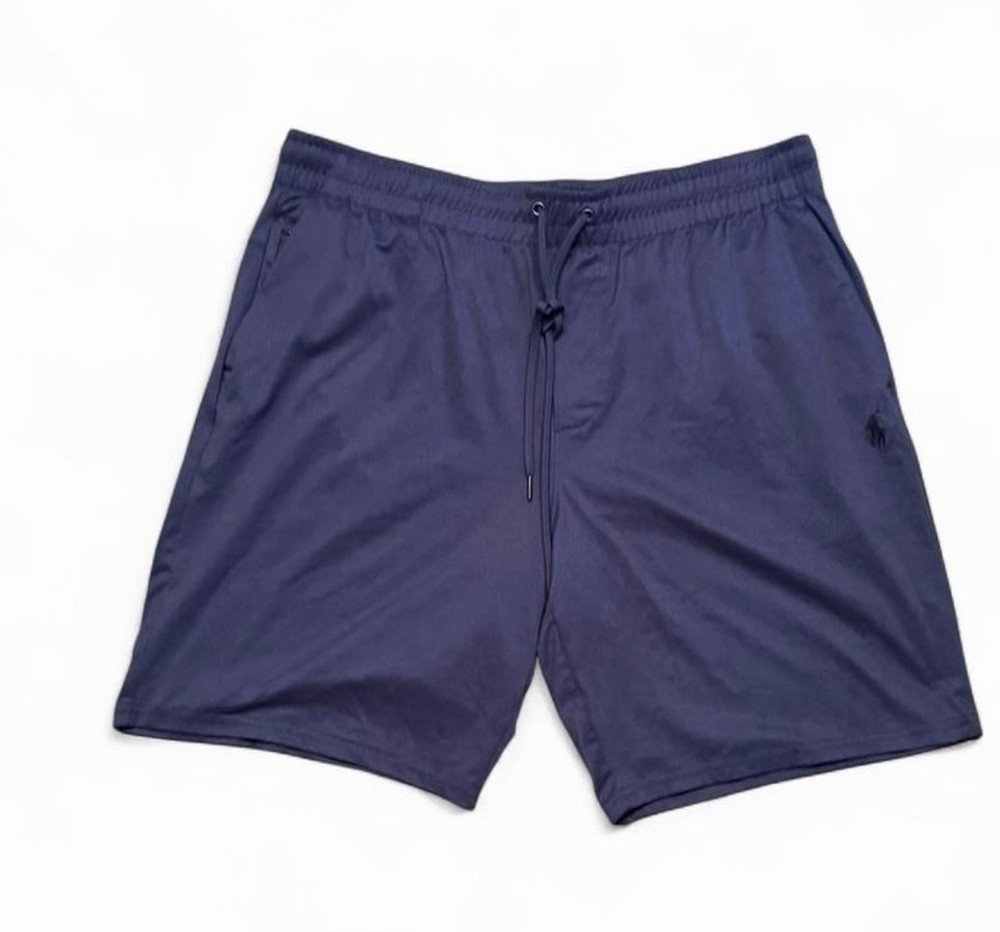 Polo Ralph Lauren Mens Blue Athletic Shorts Drawstring Size L