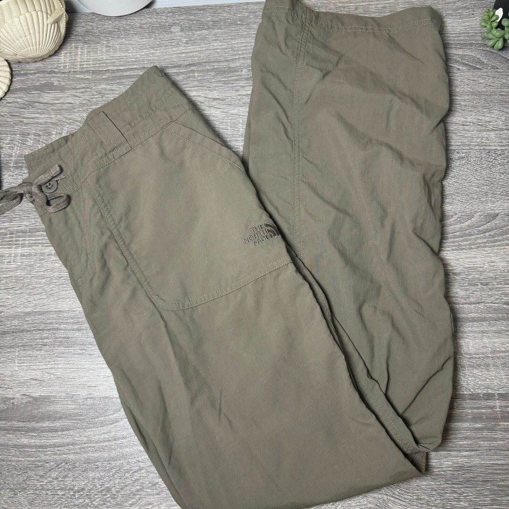 The North Face Horizon Tempest Roll Up Convertible Pants-Light Green Size 4
