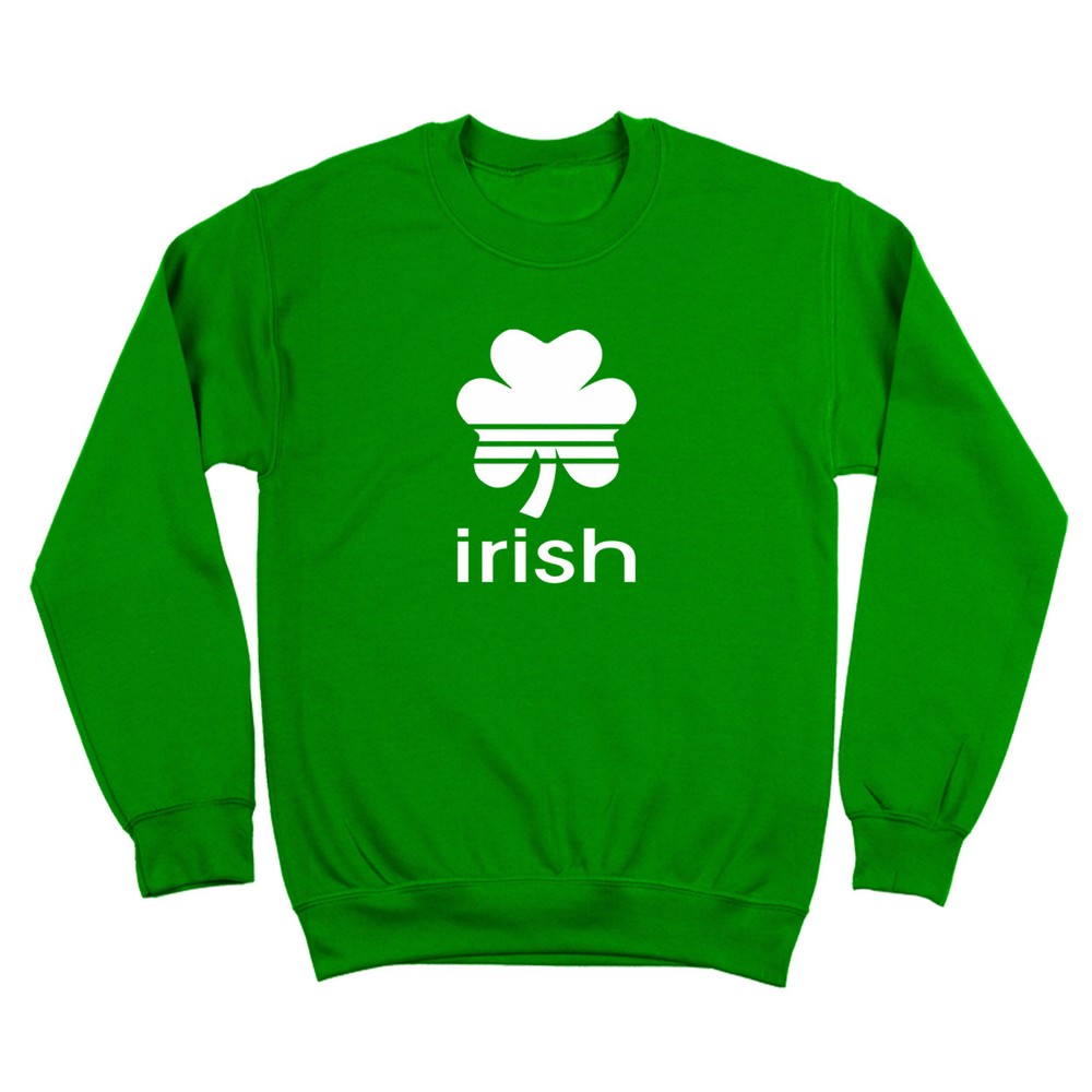 Irish Sports Pride  Ireland  St Patricks Day Green Crewneck Sweatshirt-image