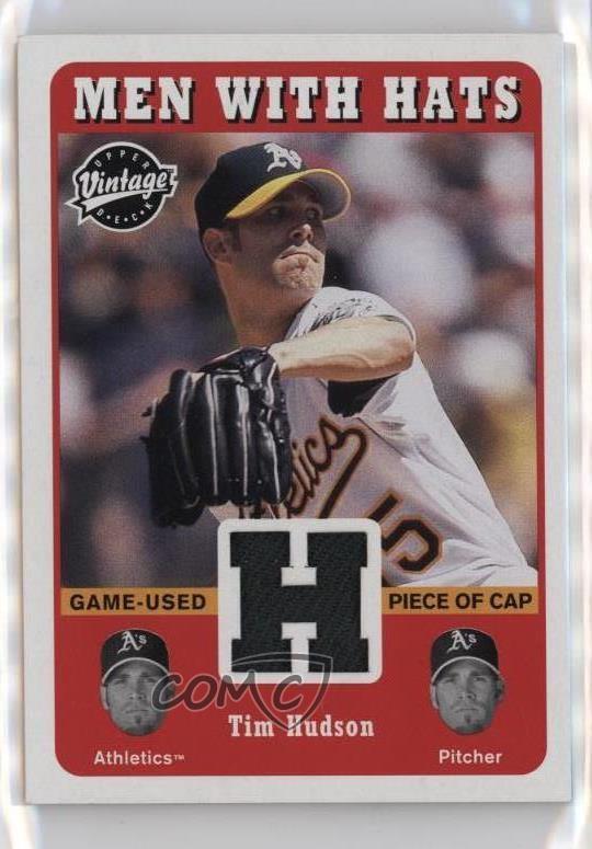 2003 Upper Deck Vintage Men with Hats Tim Hudson #MH-HU