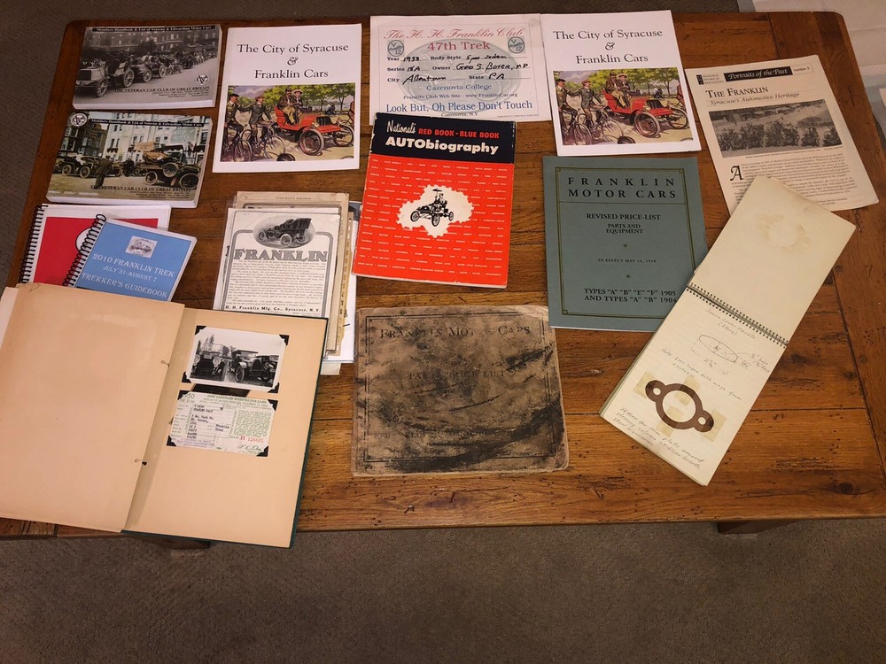 Antique Franklin Automotive Parts Manual Lot Car Truck Automobile