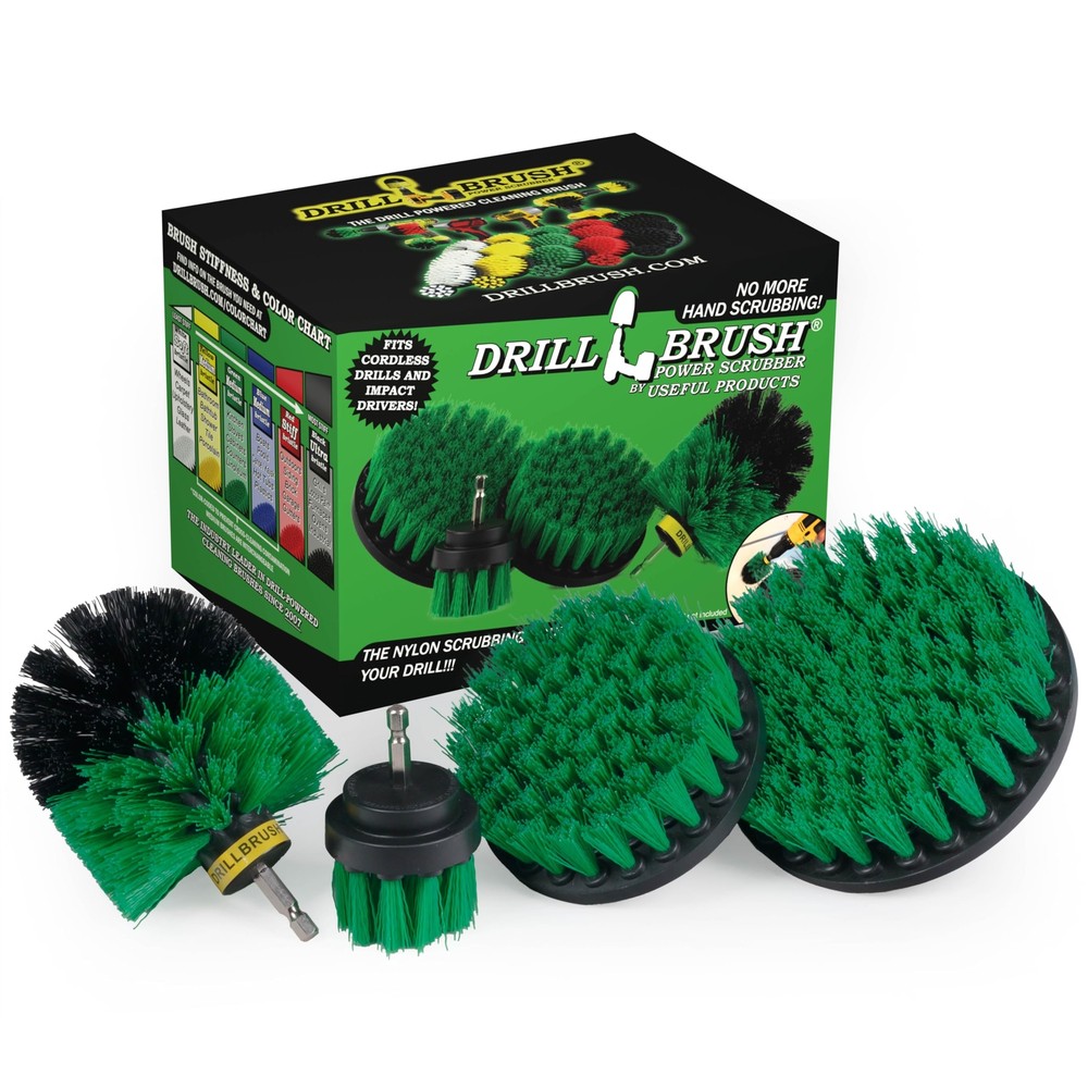 Power Drill Brush Set for Stove, Oven, Sink & Kitchen Cleaning  
