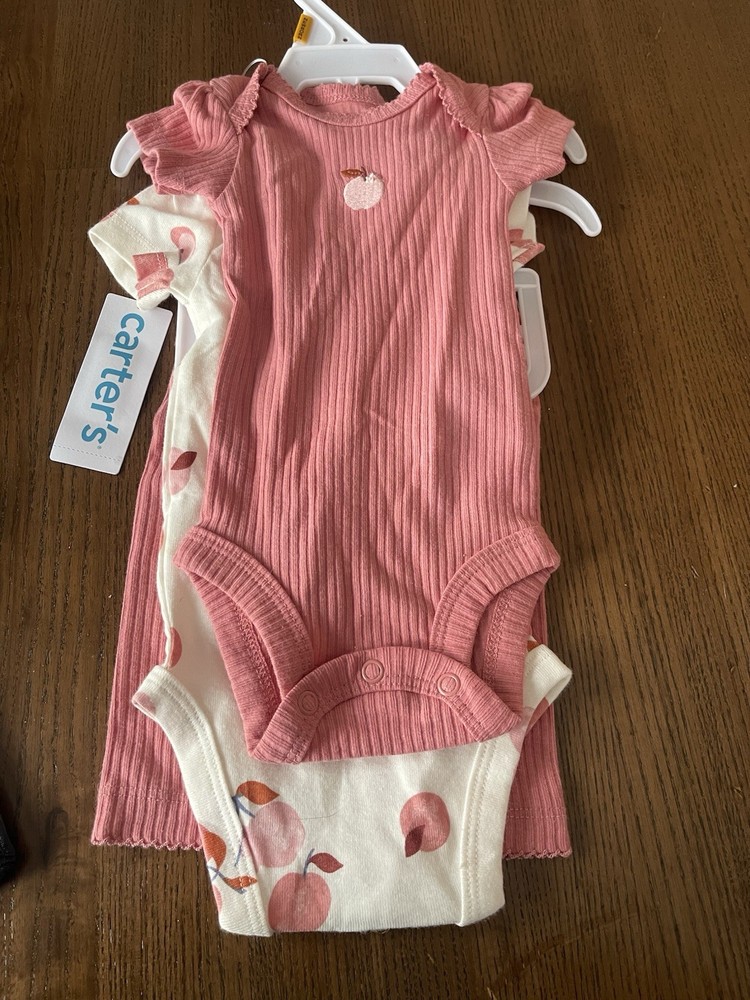 Carters Baby Girl Newborn One Piece Pack Of 2 With Pants