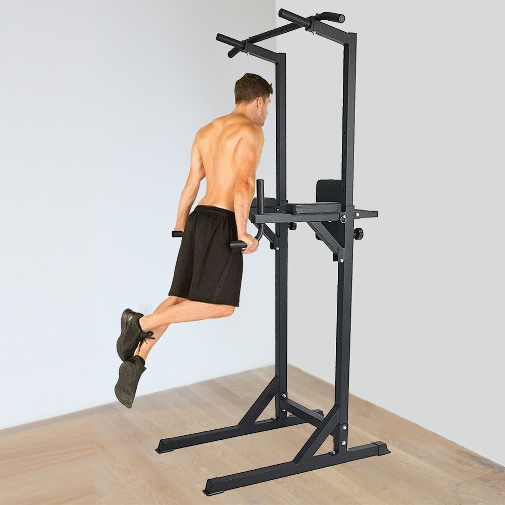 Koreyosh Adjustable Pull Up Rack Station Power Tower Stand Strength Training