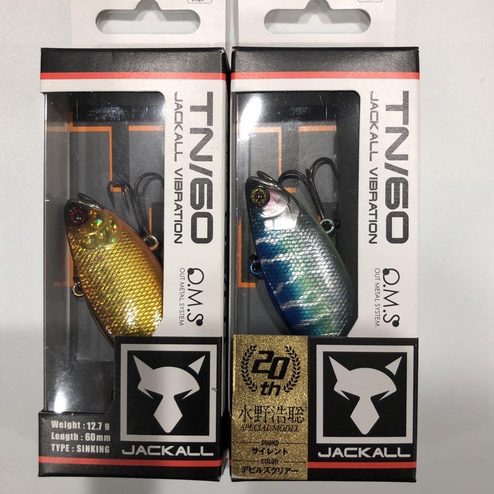 Jackall Tn60 20th Anniversary Gold Black Fishing Lure Double Clutch Clear