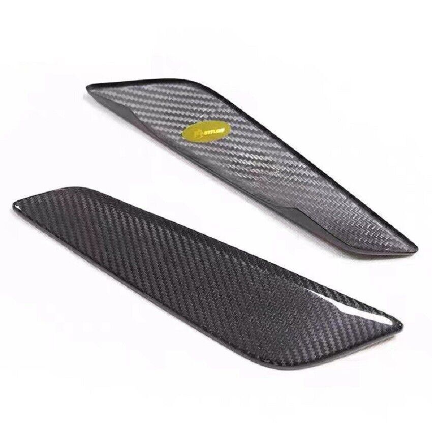 Dry Carbon Fiber Car Side Fender Vent Cover Trim For BMW G30 G31 530i 540i 17-22