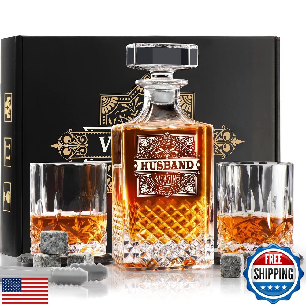 Unique Whiskey Gifts for Husband from Wife on Father's Day or Anniversary-image