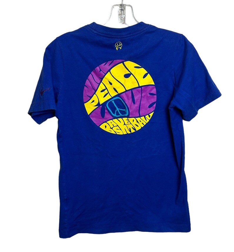 EUC Nike Peace Love Basketball T-Shirt Kids Youth Size Large DEADSTOCK Rare