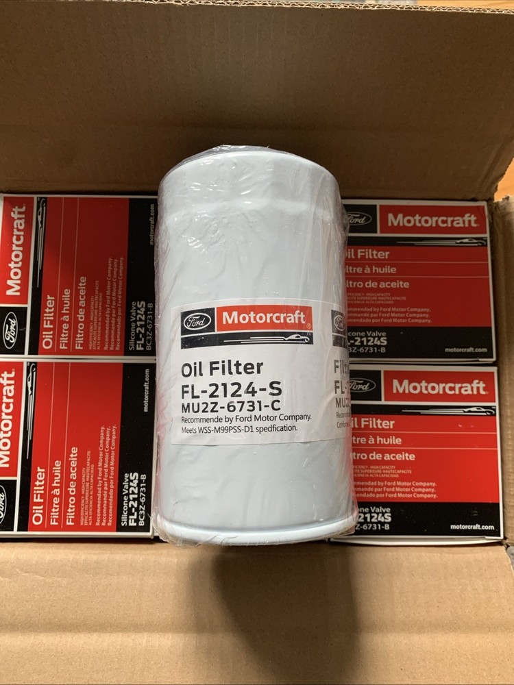 OEM Ford Motorcraft 6-Pack Engine Oil Filters FL2051S FL2124S BC3Z-6731B