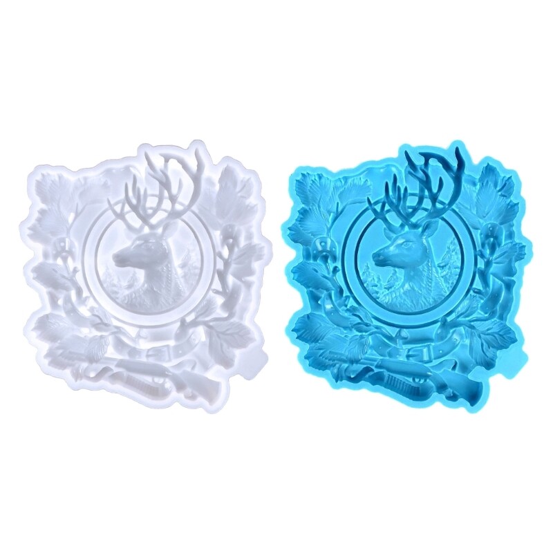Silicone Resin Mold for 3D Reindeer Decor and Easy to