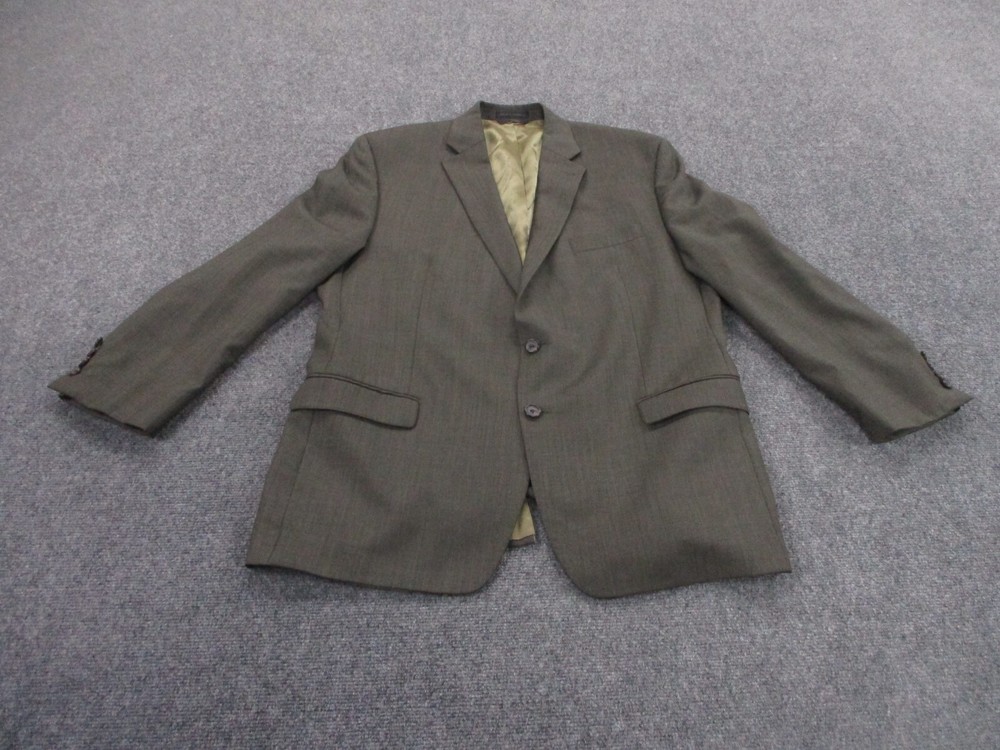 Ralph Lauren Jacket Mens 44R Brown Wool Sport Blazer Coat Business Classic Adult