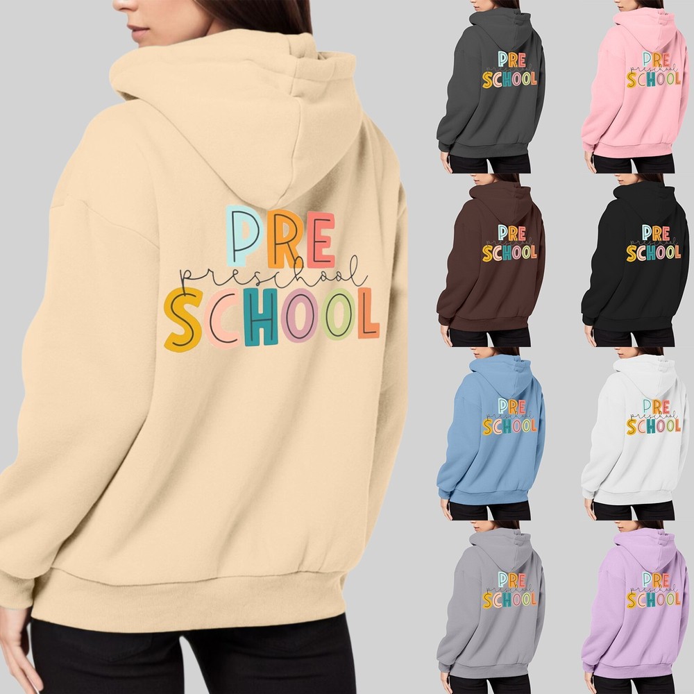 Stylish Women’s Printed Long Sleeve Zipper for Back to School Season-image