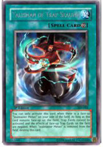 Talisman of Trap Sealing - AST-044 - Rare - 1st Edition x1 - Lightly Played