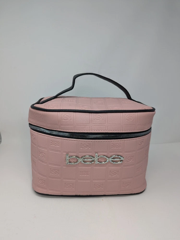 Bebe Womens Black Synthetic Leather Gold Accent Belt Size 2X Stylish