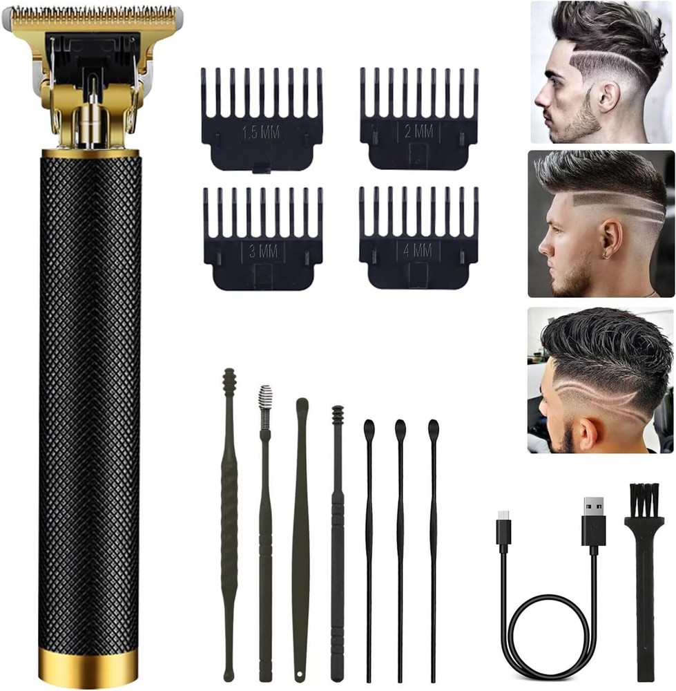Professional Hair Clippers Cordless Trimmer Beard Shaver Cutting Barber Machine.