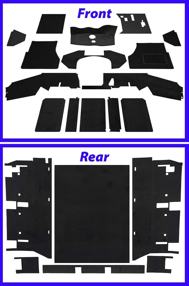 Defender 90 200Tdi LT77 Gearbox Full Carpet Kit 1990-93 Square Arches-image