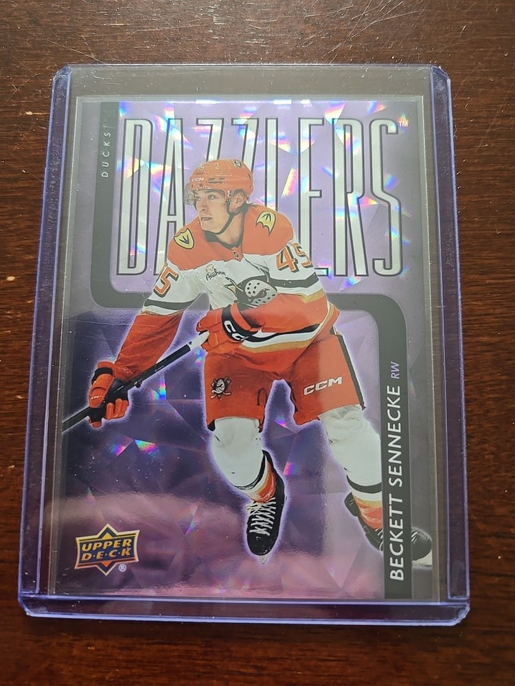 2025-26 Upper Deck Series 2 Purple Dazzlers Beckett Sennecke #DZ-67 *Holiday*