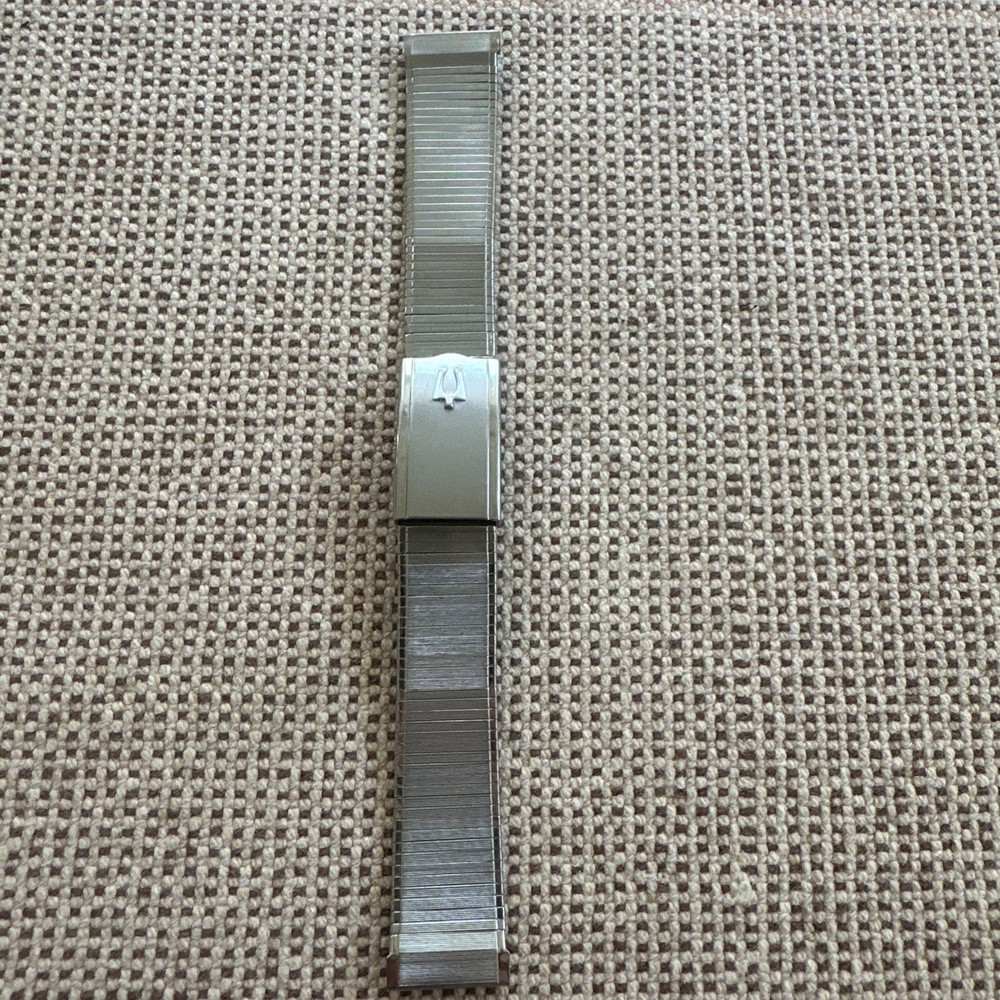 18mm Mint Green Bulova Accutron Mens Dutchess Stainless Steel Watch Band