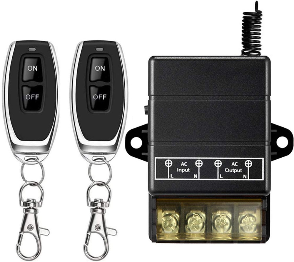 VONVOFF Wireless Remote Switch,AC110V/120V/240V/ 30A Relay RF Remote Control ...