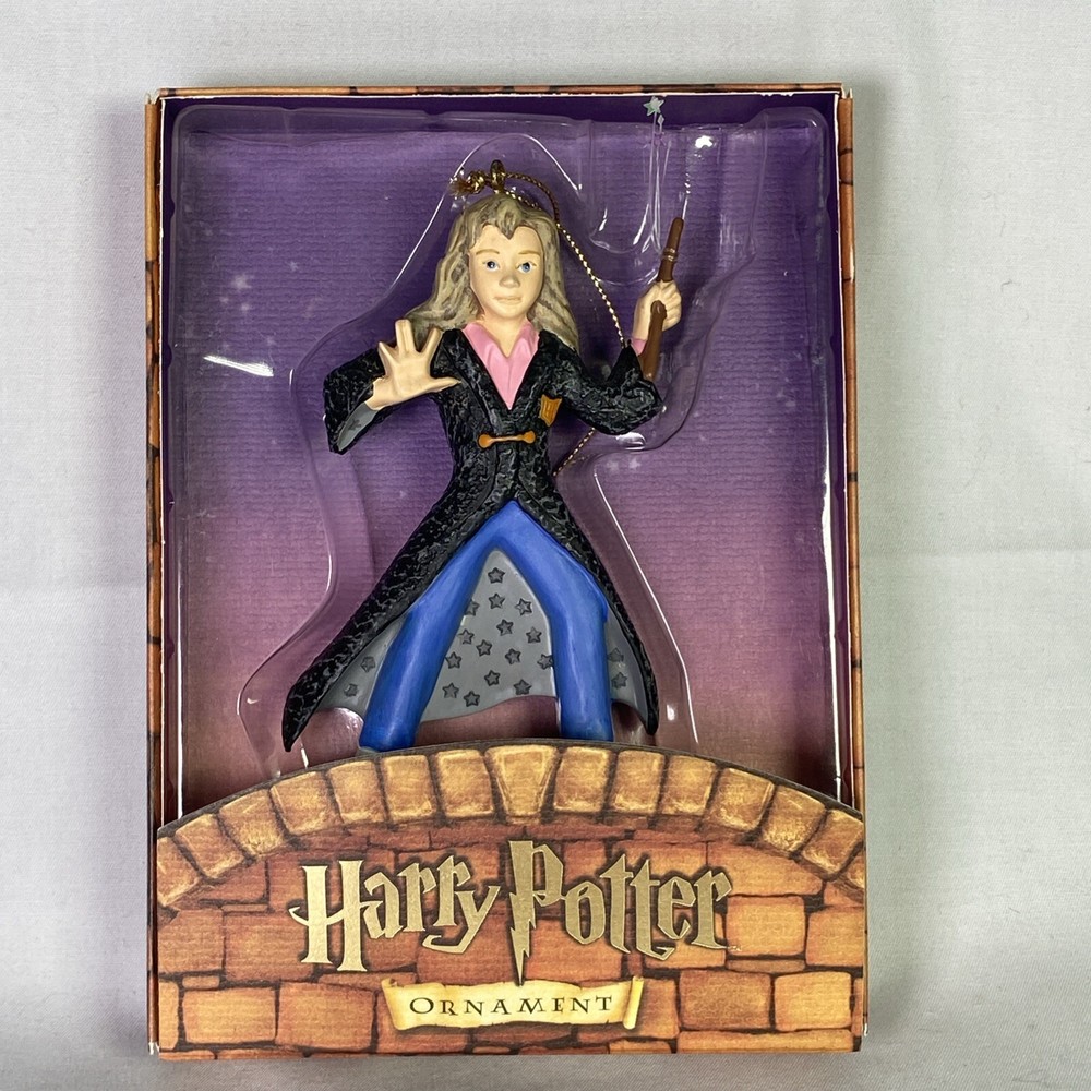 Harry Potter Hermoine Granger Ornament by Kurt S Adler 2001 Warner Bros WB Collectible Box  