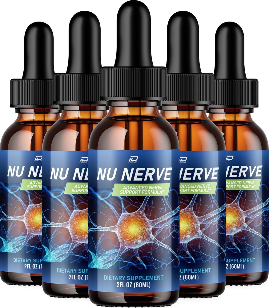 (5 Pack) Nu Nerve – NuNerve Extra Strength All Natural Healthy Organic Support