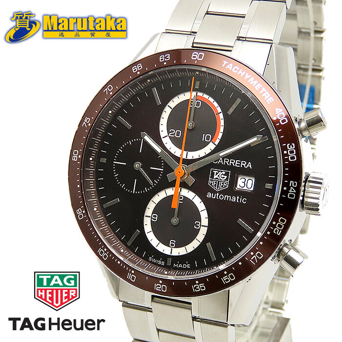 TAG Heuer New Carrera Chrono F1 Juan Manuel Fangio Automatic Brown SS CV2013