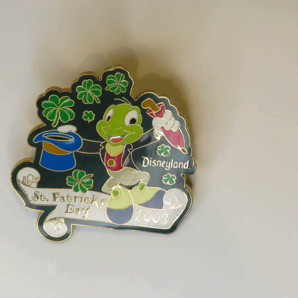 Disney St Patricks Day 2003 Jiminy Cricket Collectible Pin