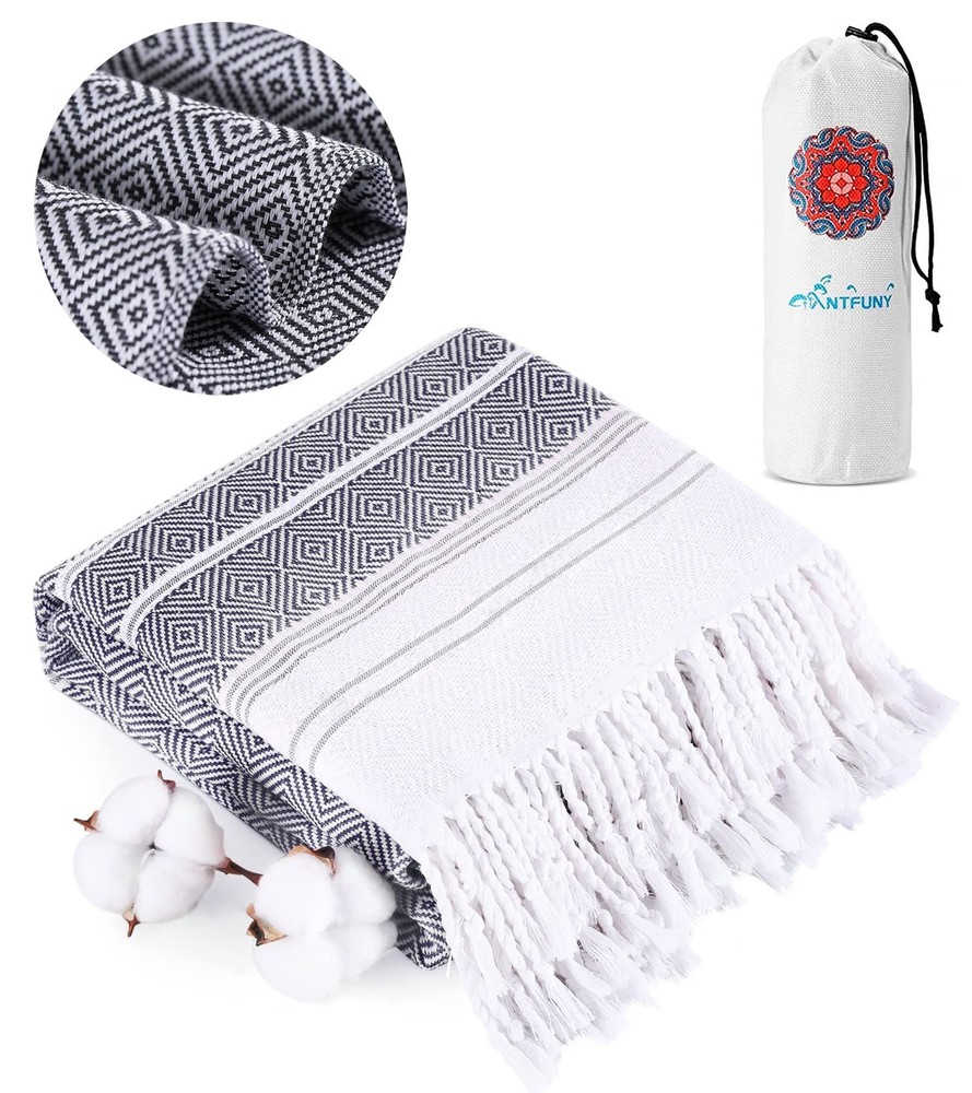 Turkish Quick-Dry Sand-Free Beach Towel - Perfect Birthday Gift for Dad