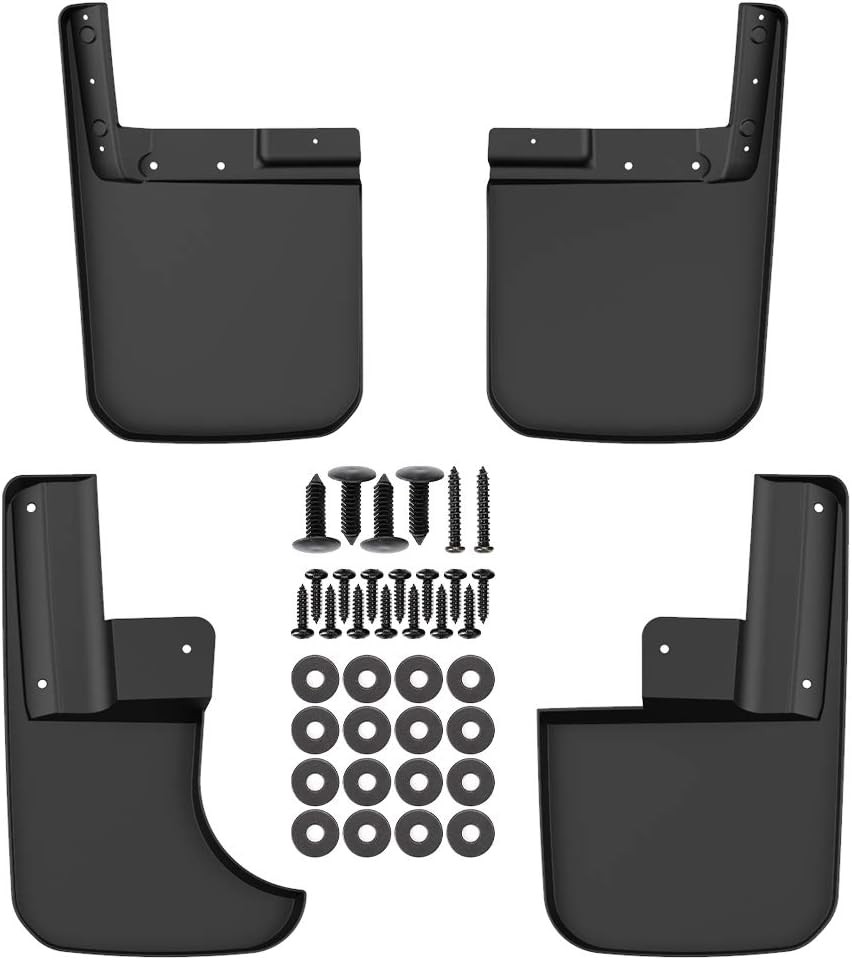 4 Piece Truck Mud Flaps for Gladiator 2020-2026 Front & Rear Splash Guards