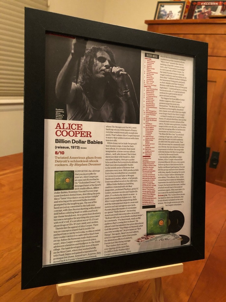 FRAMED ALICE COOPER 
