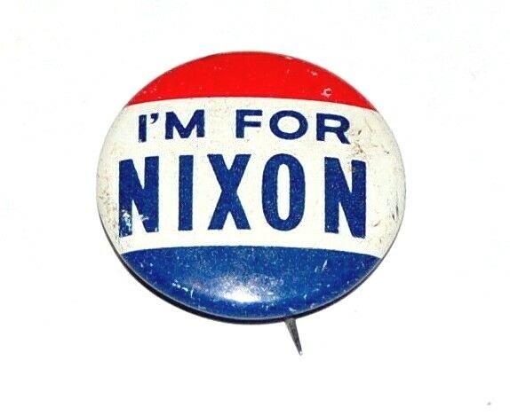 1968 RICHARD NIXON campaign pin pinback button political presidential election