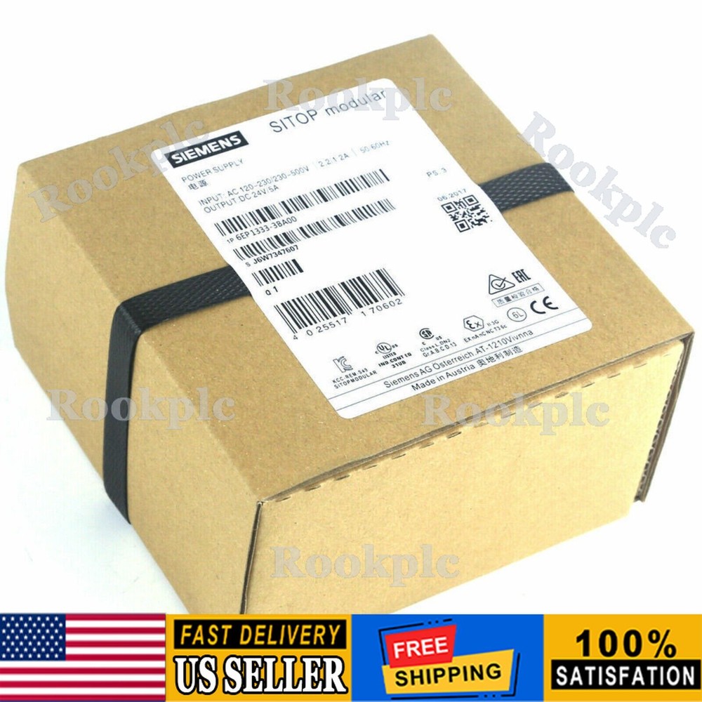 New Siemens 6EP1333-3BA00 SITOP PSU200M Stabilized Power Supply 6EP1 333-3BA00