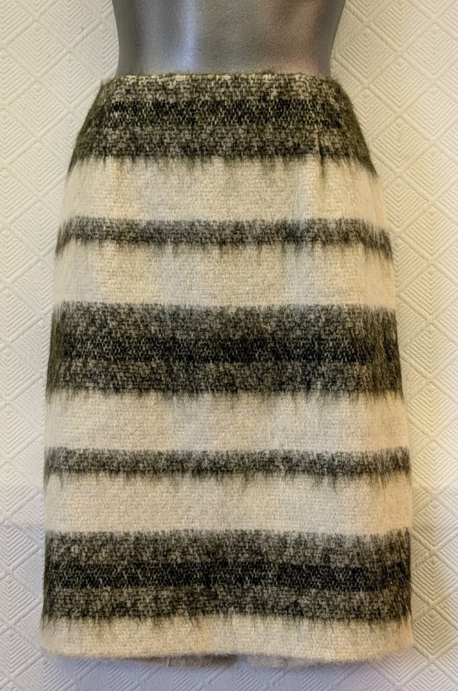 NEW! Worth 4 Fuzzy Wool, Alpaca, Mohair Pencil Skirt