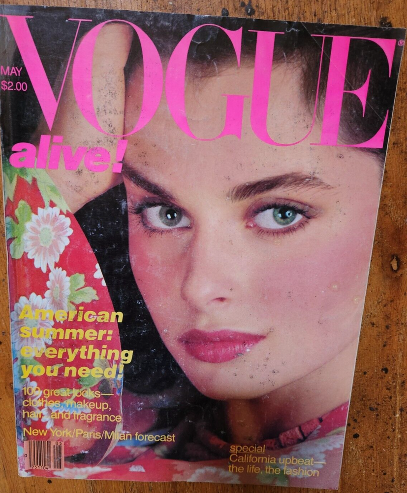 Vogue Magazine May 1980 Nastasha Kinski Gia Carangi