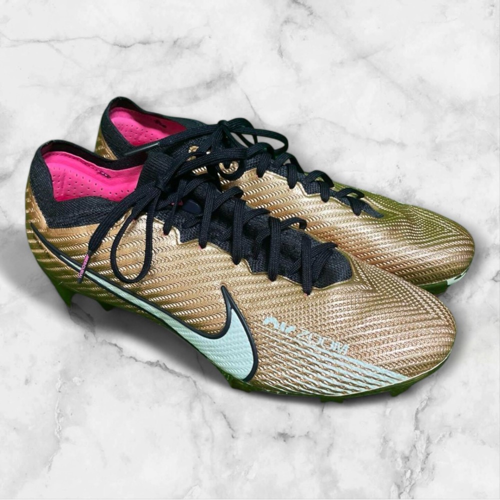 Nike Zoom Vapor 15 Elite FG Soccer Cleats US 8.5 Bronze Black Used