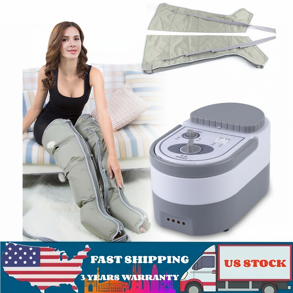 Lymphedema Recovery Leg Massager Pneumatic Compression Pump Boots