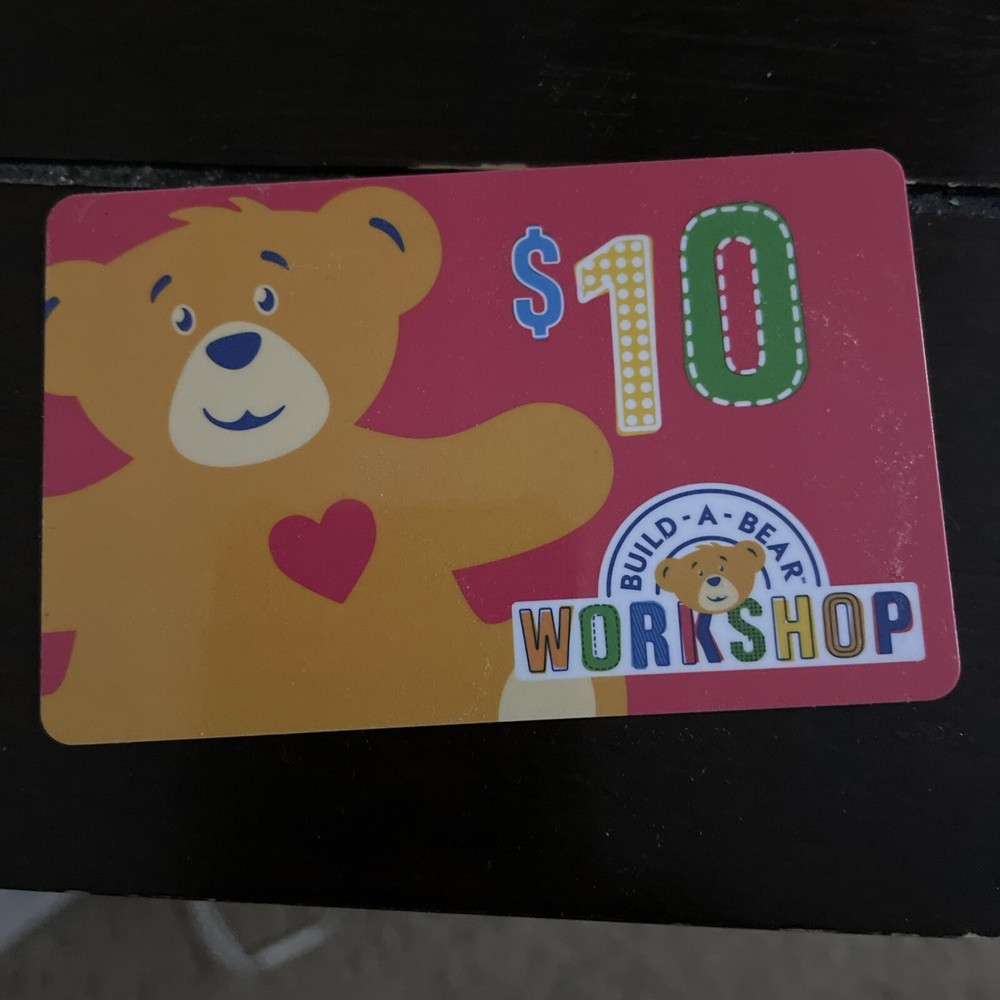 $10.00 Build-A-Bear Workshop Gift Card Voucher BAB Clothes Accessories STUFF-image