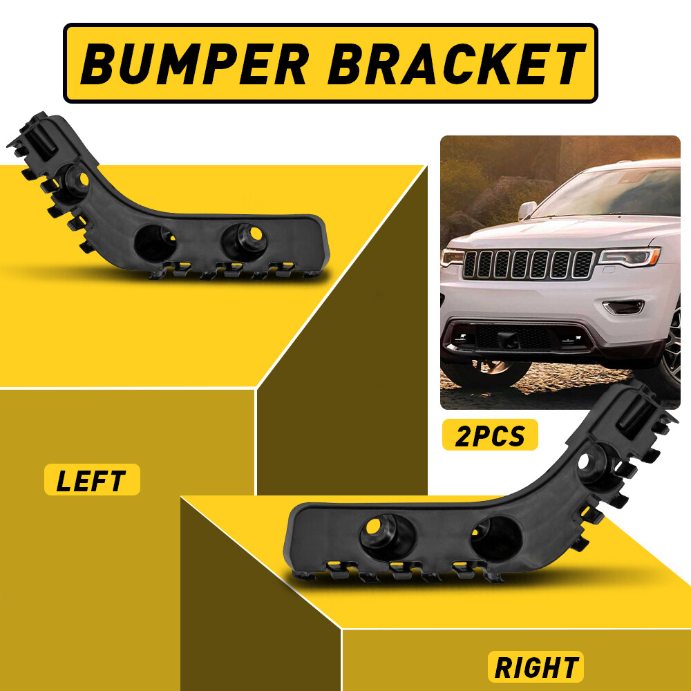 Front Bumper Bracket Left &Right Retainer For 2011 2012 2013 Jeep Grand Cherokee