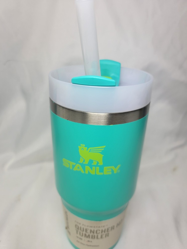 NEW Stanley 14oz H2.0 Flowstate Quencher Tumbler- Tropical Teal 🆕️✅️